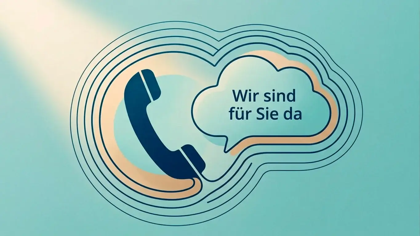 Sinnbild für eine anonyme und kostenfreie telefonische Beratung