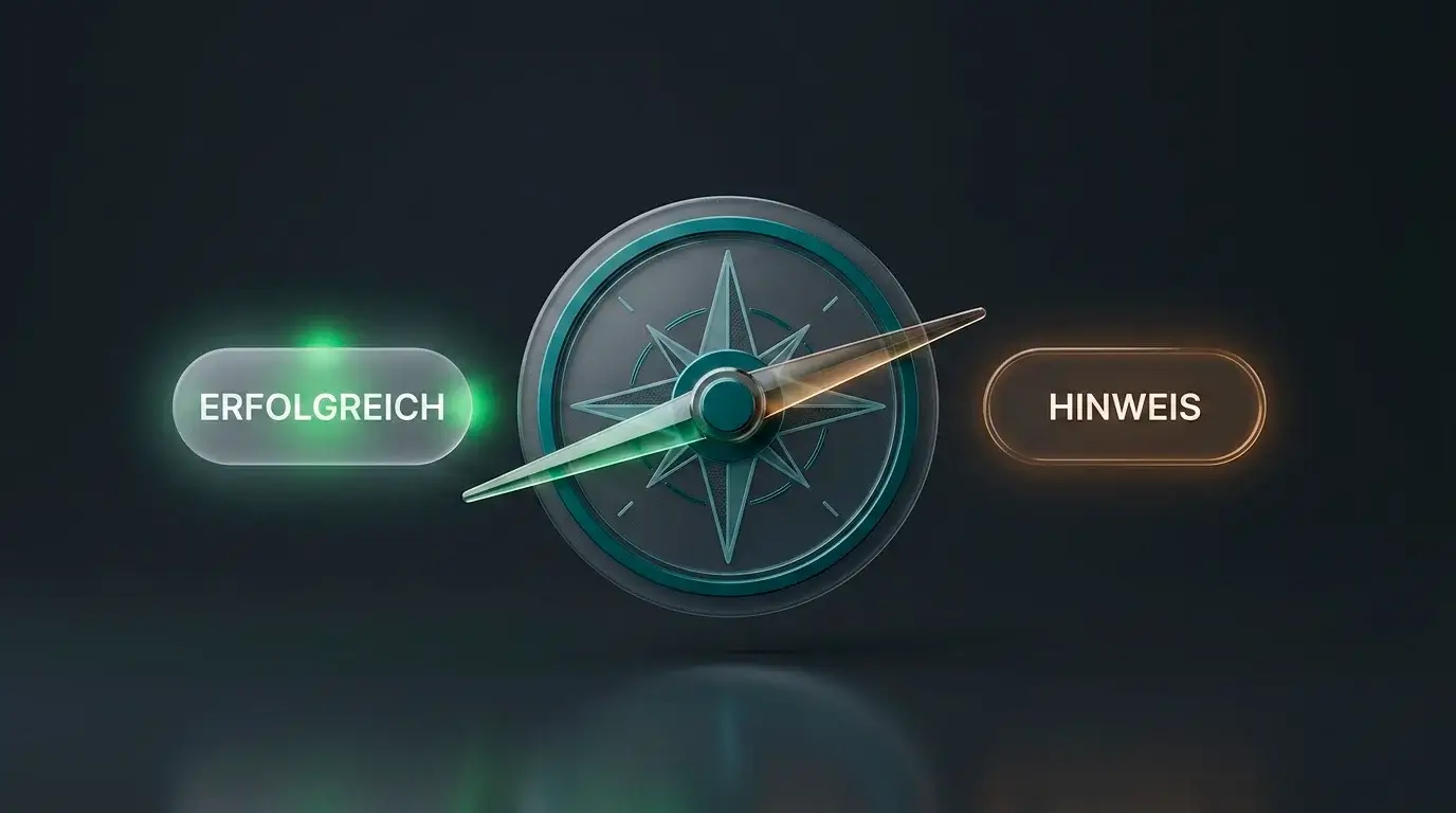 Wegweiser-Symbol zur Orientierung bei der Wahl und Bewertung von Zahlungsmethoden